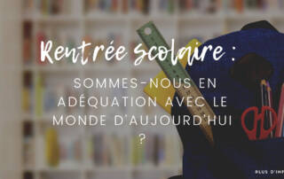 Rentrée scolaire