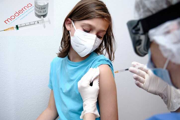 Moderna sur les enfants de 6 à 11 ans