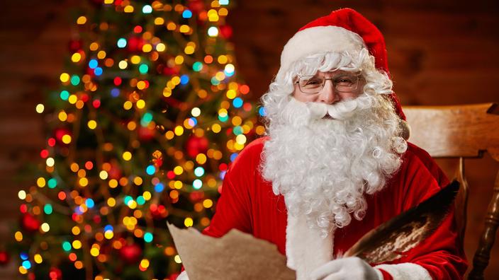 Santa with wishes