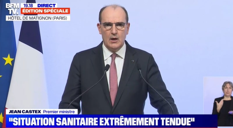 Jean Castex le 27 décembre 2021, conférence de presse