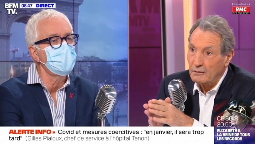 Pelloux sur BFM TV le 24 décembre 2021