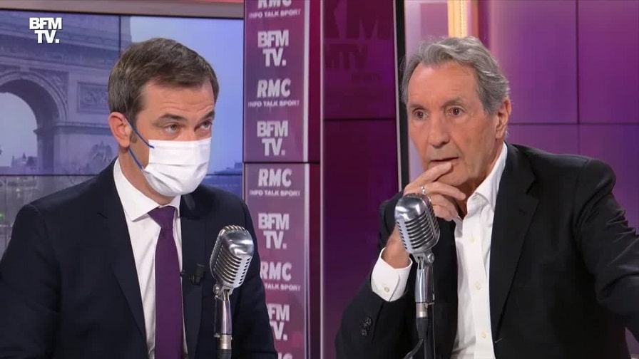 Olivier Véran face à Jean-Jacques Bourdin sur RMC et BFM TV le 22 décembre 2021