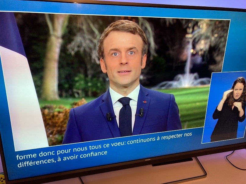 Macron les Vœux 2022