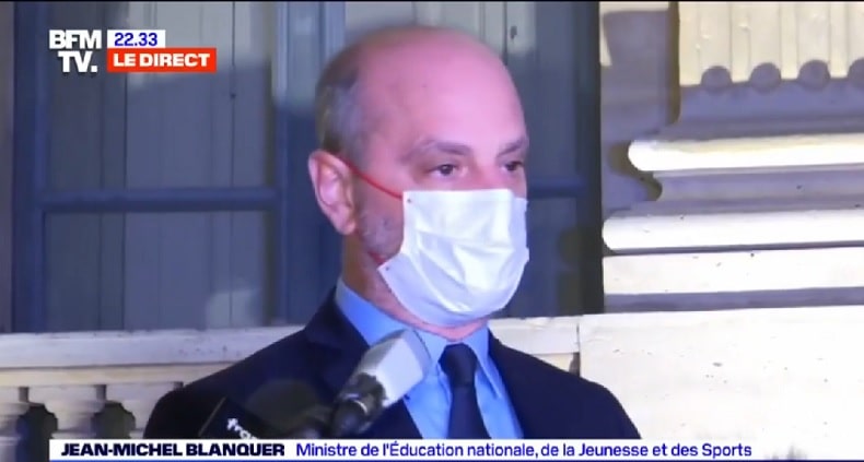 Blanquer sur BFM le 13 janvier 2022