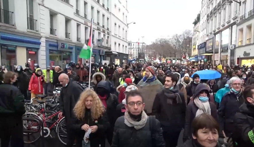 Manifestation Anti Pass du 8 janvier 2022