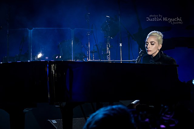 Lady Gaga at Airbnb Open Spotlight