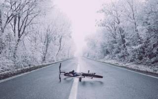 vélo renversé