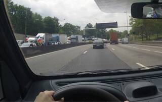 routiers en grève