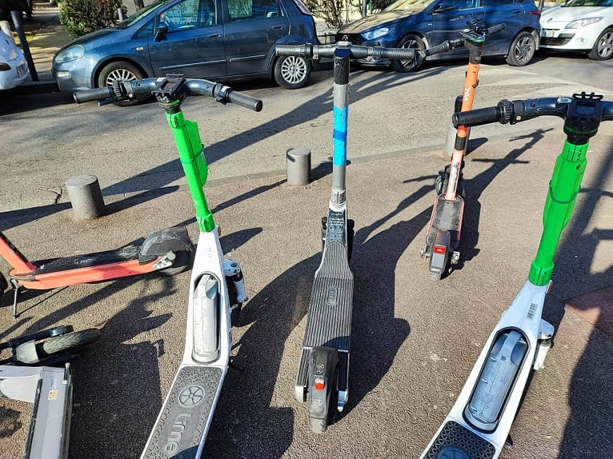 trottinettes électriques Paris