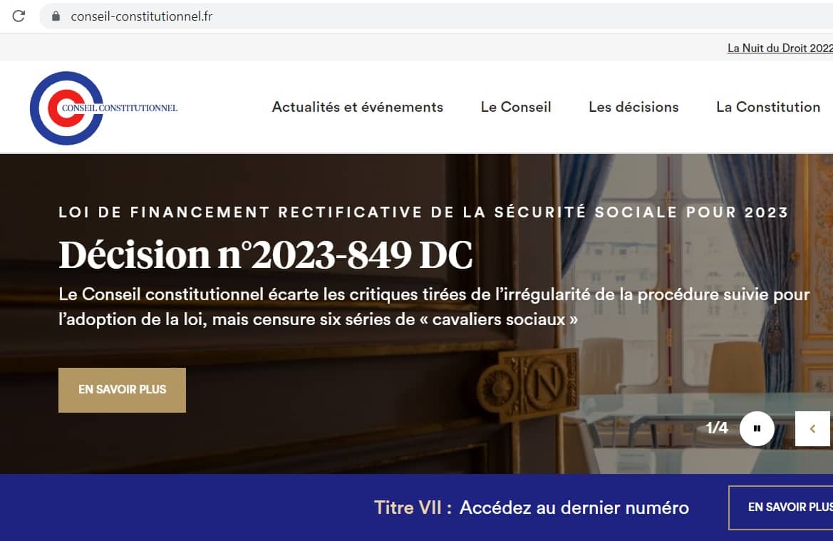 conseil constitutionnel retraites