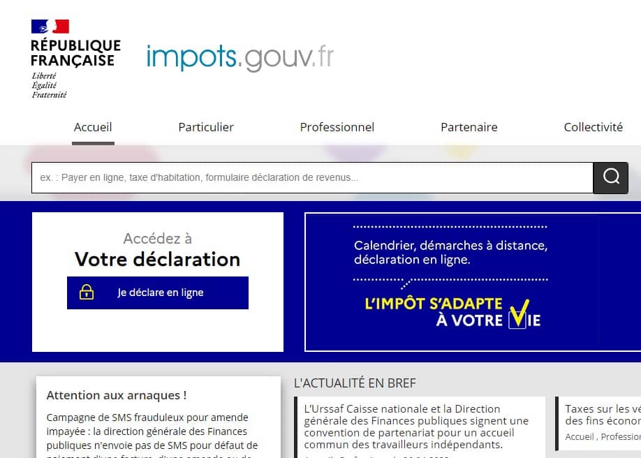 déclaration impôt 2023