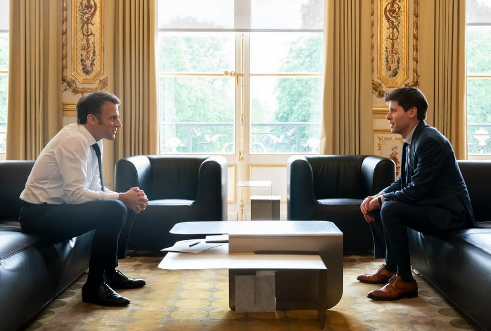 macron sam altman