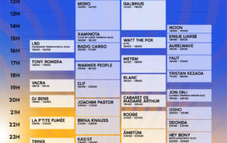 Delta Festival programme 7 septembre