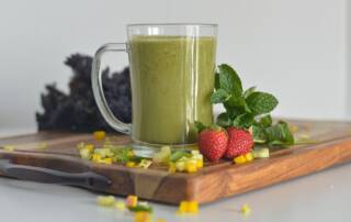 Smoothie avec du collagène