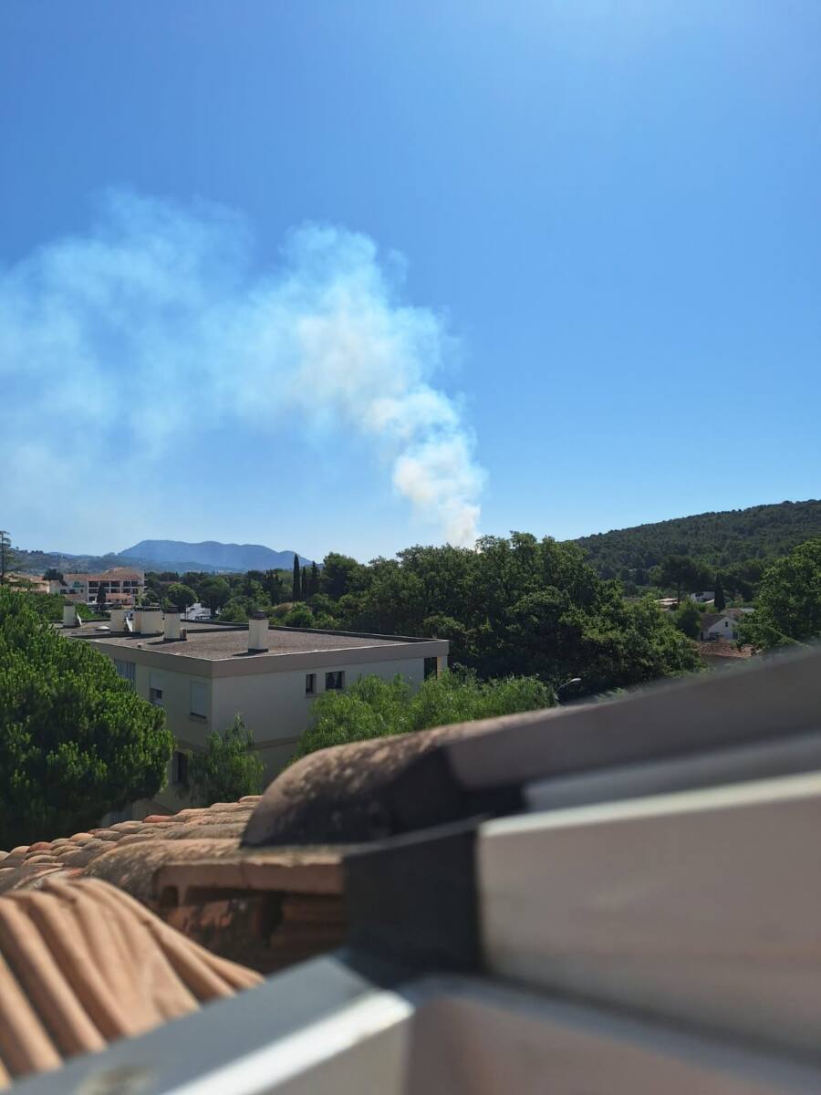 Feu Ollioules 10 juillet