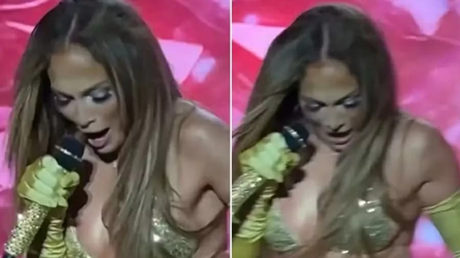 Jennifer Lopez perd sa jupe en plein concert