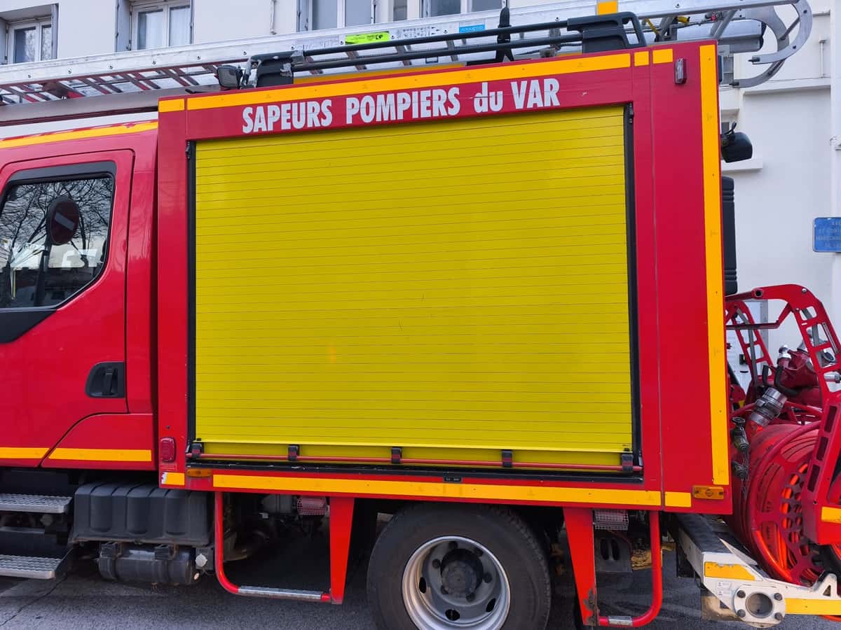 feu La Gaude Feu toiture maison Draguignan Accident Nice rue de la Buffa Camion de Pompiers du Var