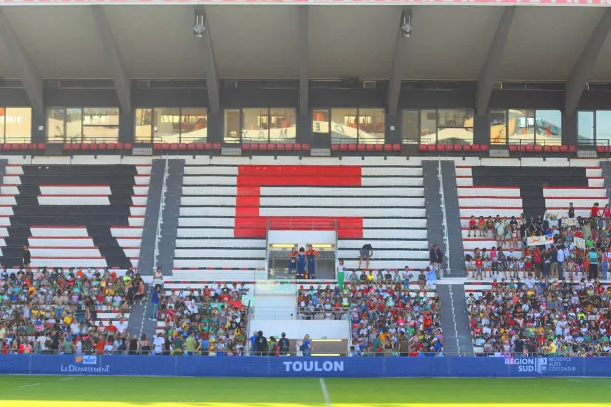 RCT Top 14 calendrier saison 2025 2026 Écran géant demi-finale RCT Toulon Toulon champions cup RCT blessés Toulon huitième finale Champions Cup TRIBUNE RCT TOULON MAYOL Toulon bat Clermont Top 14
