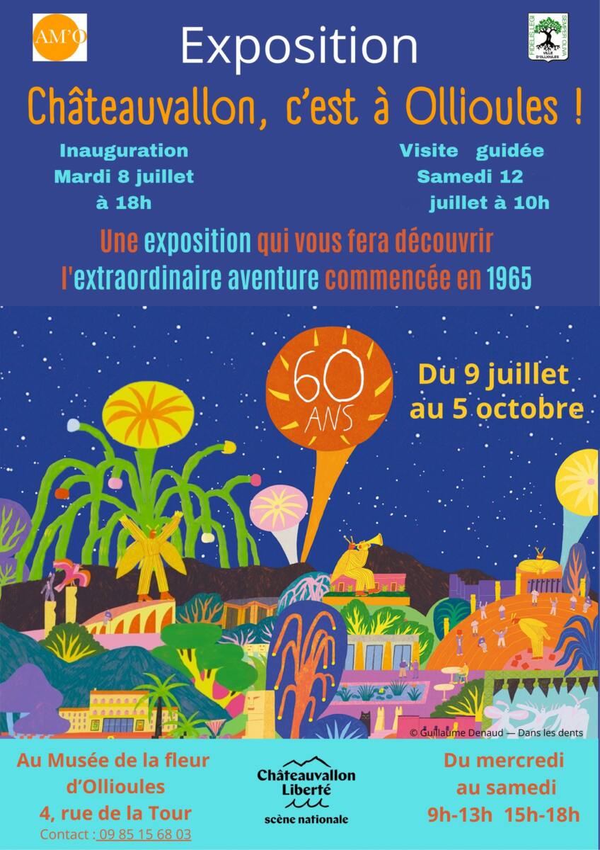 Exposition Châteauvallon Ollioules Musée Fleur 2025