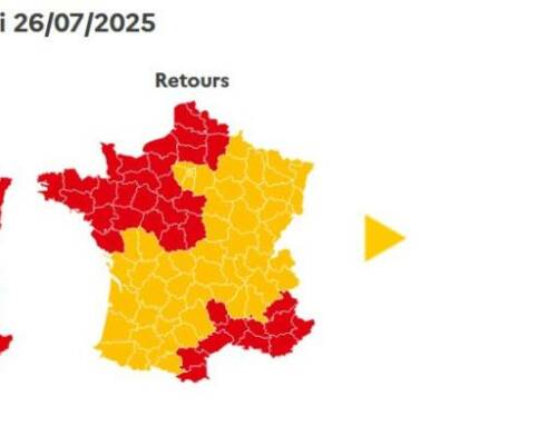 Trafic intense attendu dans le Var et les Alpes‑Maritimes ce 25 et 26 juillet