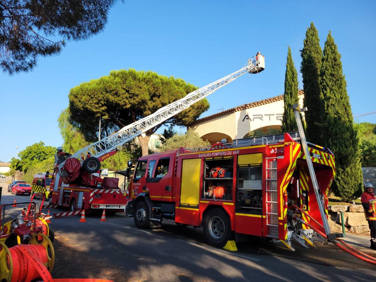incendie maison Sainte-Maxime