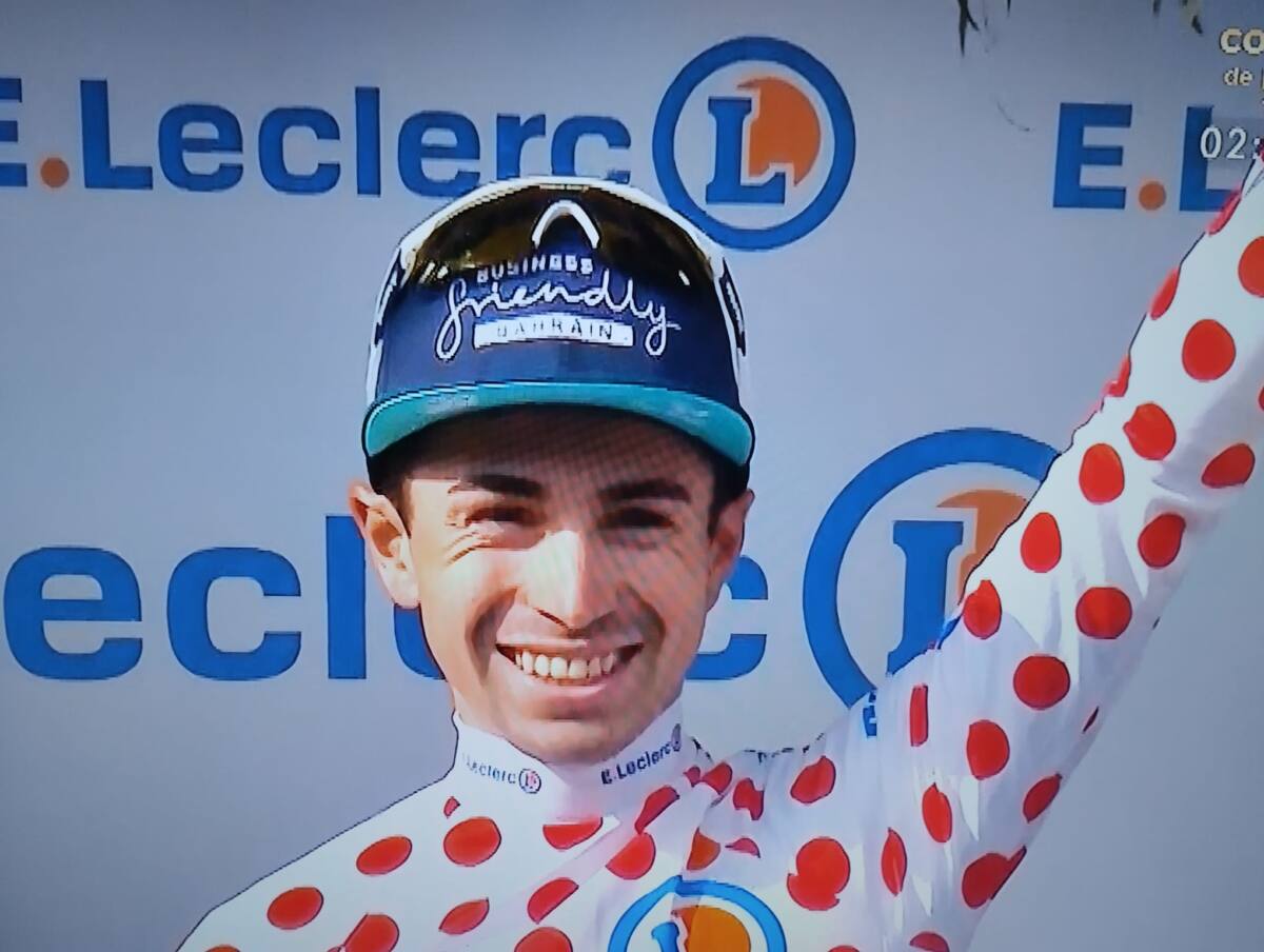 Lenny Martinez maillot à pois Tour de France 2025