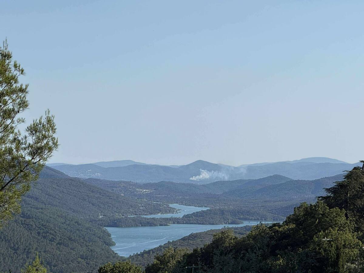 Incendie Roquebrune Château Vaudois