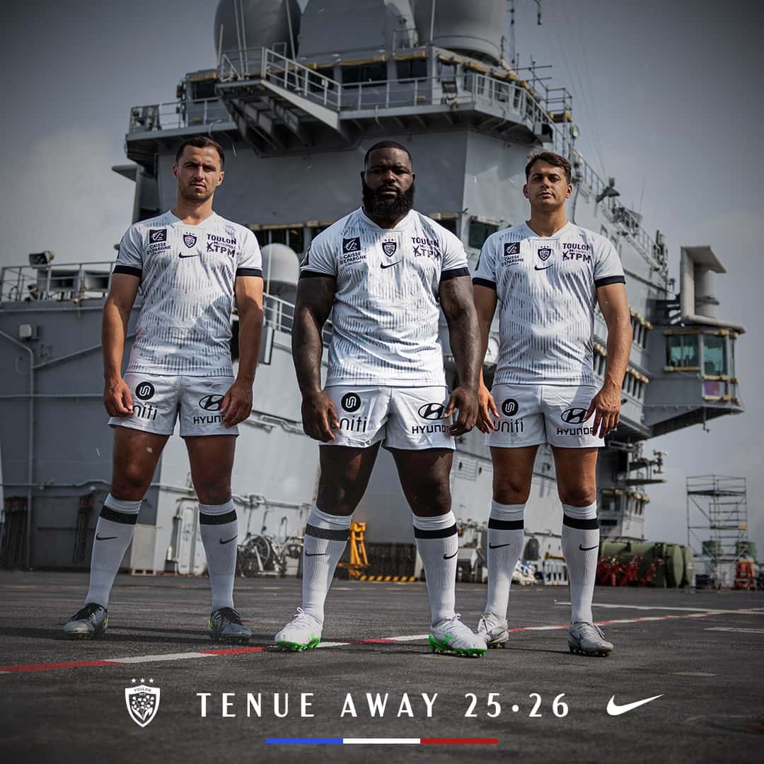 Maillot extérieur RCT 2025-2026 Charles de Gaulle