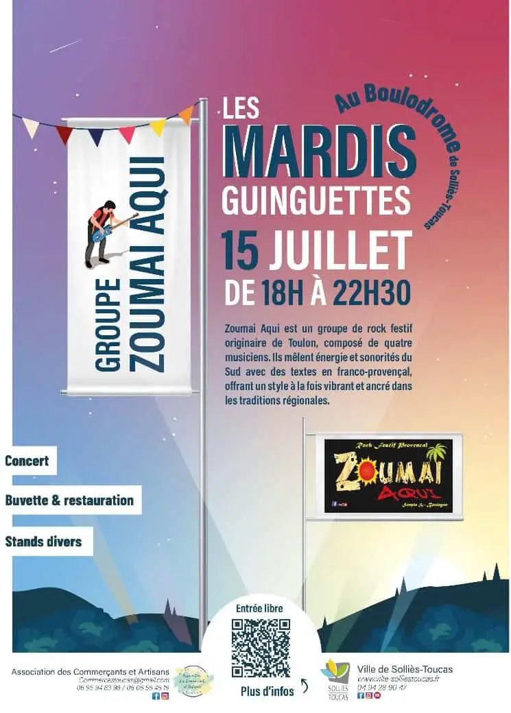 mardi 15 juillet guignette sollies toucas