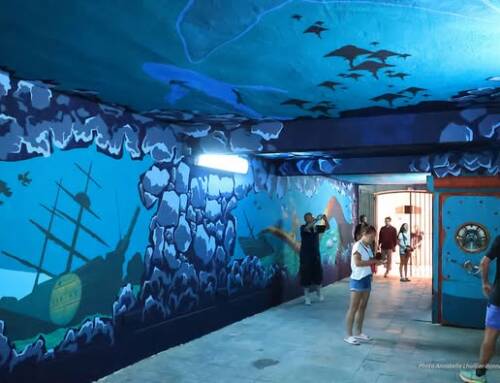 Toulon : le passage des Riaux transformé en fresque immersive sous-marine