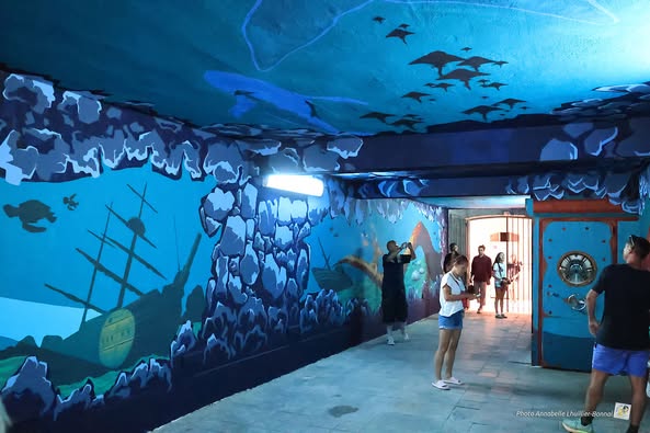 Fresque passage Riaux Toulon
