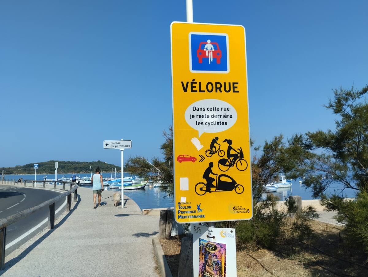 Panneau Vélorue