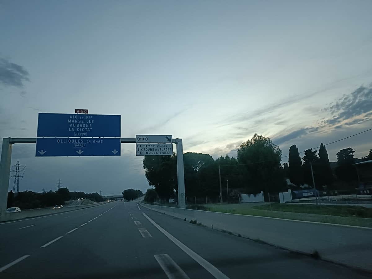 déchets autoroute