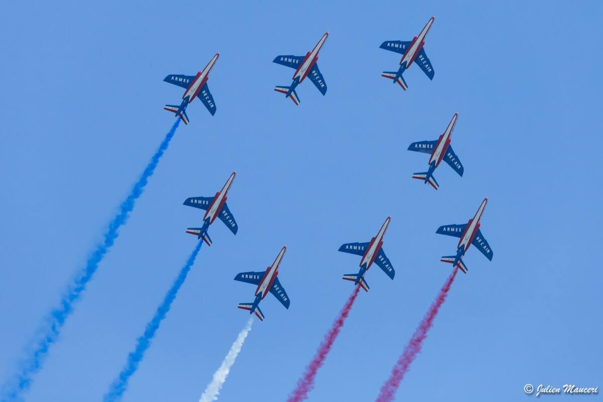 Toulon 15 août Patrouille de France