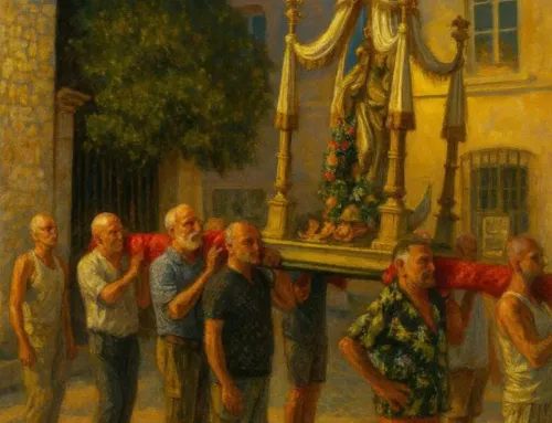 La procession de la solennité de l’assomption de la Vierge Marie à Pignans