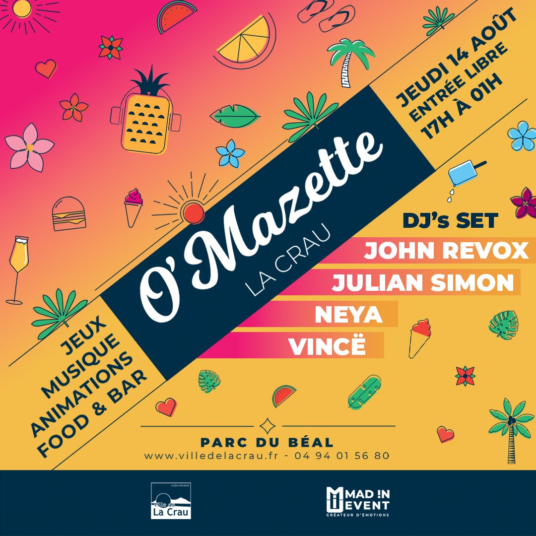 Festival O’Mazette La Crau 14 août
