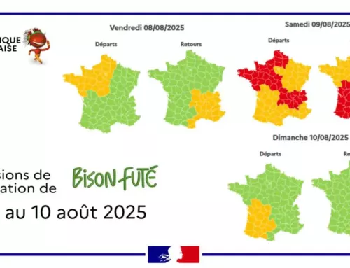Trafic du week-end du 8 au 10 août 2025 : Bison Futé prévoit un samedi classé rouge pour les départs