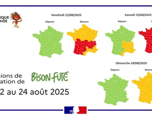 Circulation dans la région PACA ce week-end selon Bison Futé des retours classés noir samedi