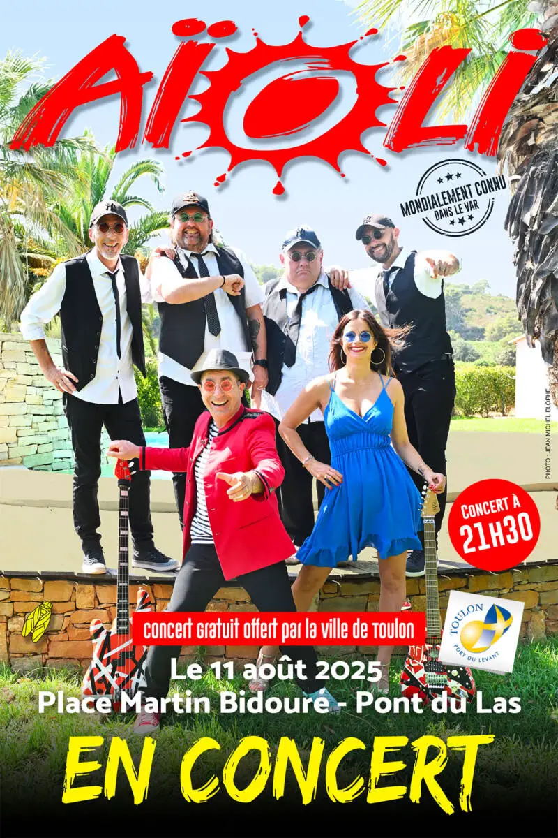 Concert gratuit groupe Aïoli Toulon