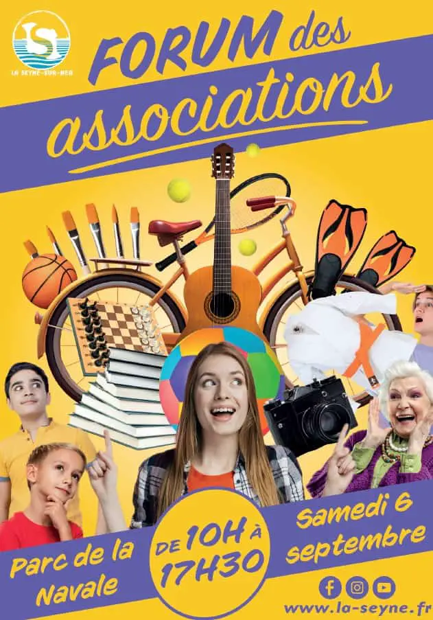 Forum des associations La Seyne sur Mer 6 septembre 2025