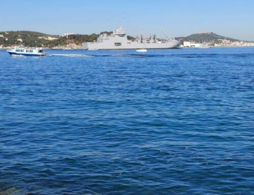 Toulon accueille le Jacques Stosskopf, nouveau bâtiment ravitailleur de la Marine nationale
