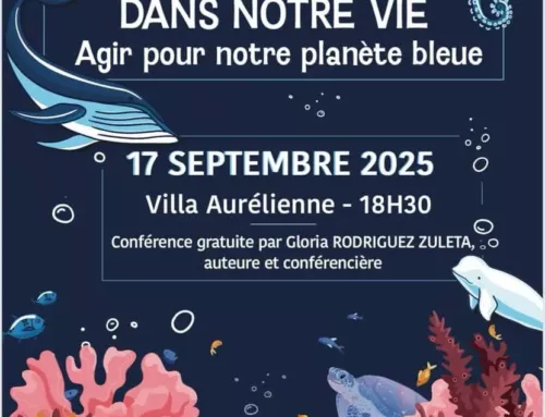 Conférence à Fréjus sur la protection des océans avec Gloria Rodríguez Zuleta