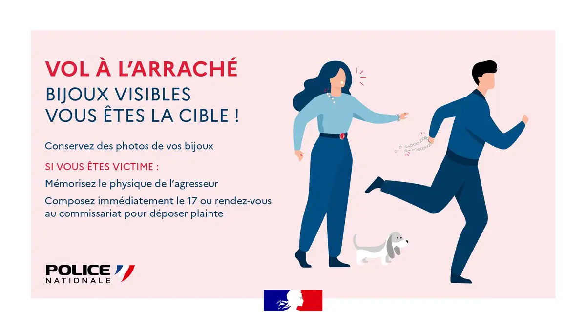 Vol à l’arraché Toulon interpellation vigilance