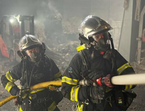 Incendie dans un entrepôt Veolia à Nice