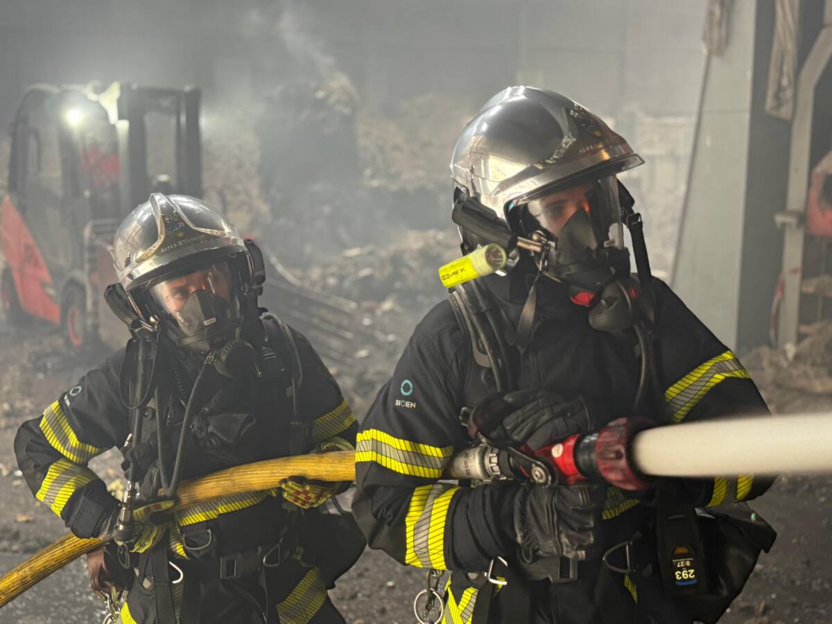 Incendie entrepôt Veolia