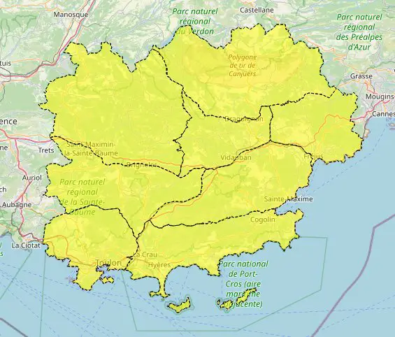 Risque incendie modéré dans les massifs du Var
