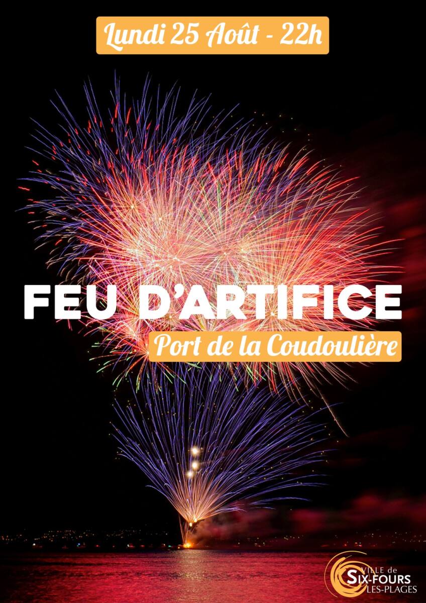 Feu d’artifice Six-Fours 25 août