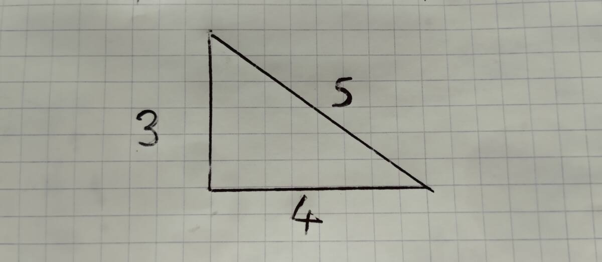 méthode du 3-4-5 carroyage