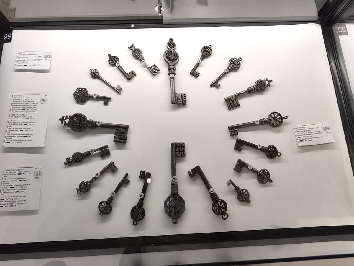 Les clefs Vénitiennes - Musée de la clef et de la serrure d'Ollioules