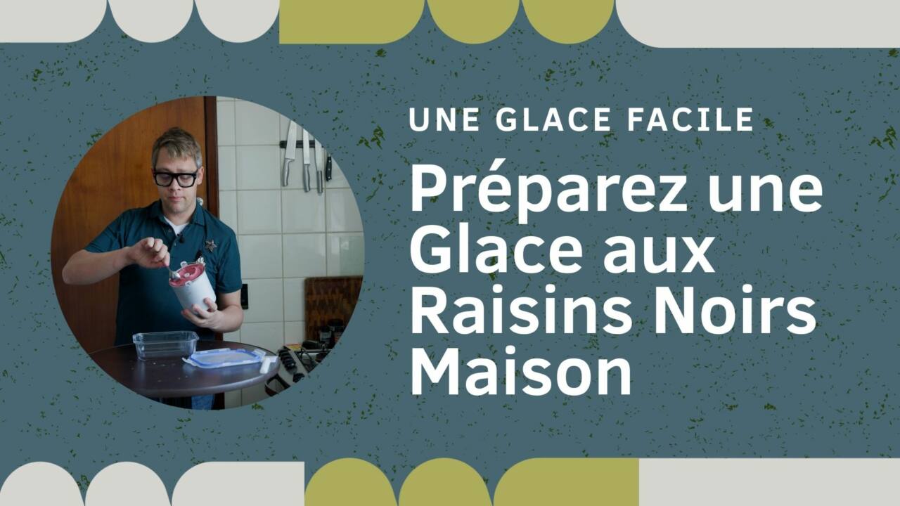 Préparez une Glace aux Raisins Noirs Maison Fraîcheur Intense et Saveurs Gourmandes !